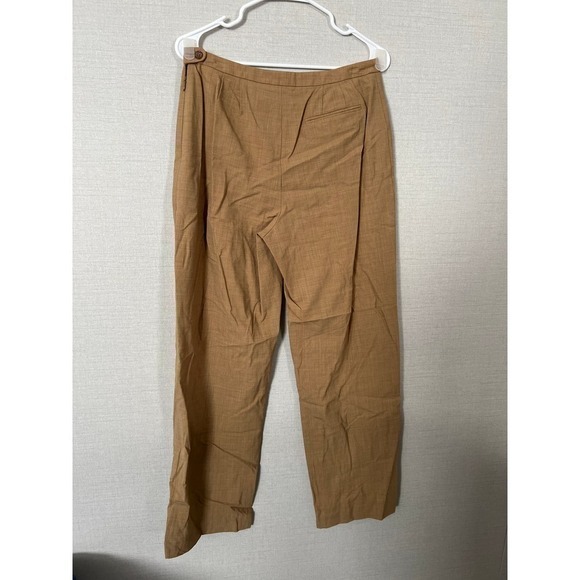 Ann Taylor LOFT Brown/Tan Wool Blend Dress Pants Size 8 - Picture 2 of 5